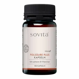 Sovita folsyre pluss kapsler, 180 stk