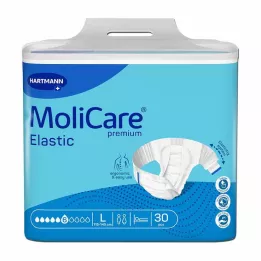 MOLICARE Premium Elastic Slip 6 dråper Str L, 30 stk