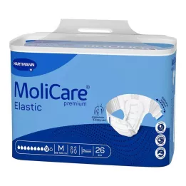 MOLICARE Premium Elastic Slip 9 Drops Størrelse M, 26 stk