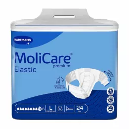 MOLICARE Premium Elastic Slip 9 Drops Gr.L, 24 stk