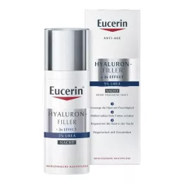 EUCERIN Anti-Age Hyaluron-Filler UREA Nattkrem, 50 ml