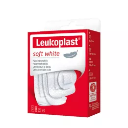 LEUKOPLAST myk hvit Str.19x72/D.25/38x72/38x38mm, 30 stk