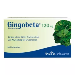 GINGOBETA 120 mg filmdrasjerte tabletter, 50 stk