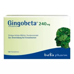 GINGOBETA 240 mg filmdrasjerte tabletter, 100 stk
