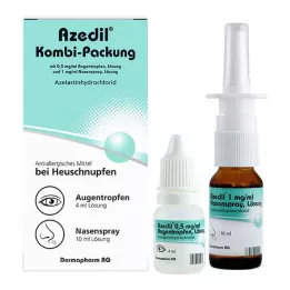 AZEDIL Kombi Pack 0,5 mg/ml AT 1 mg/ml Nasal Spr., 1 stk