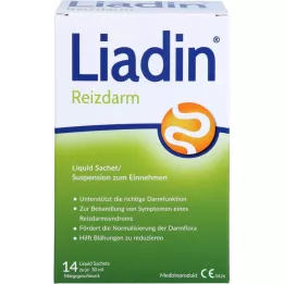 LIADIN Irritabel tarmposer Suspensjon, 14 stk