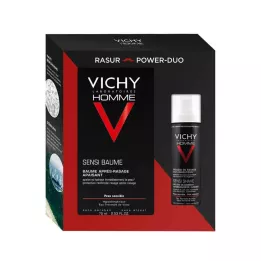 Vichy Homme balsam og barberingskrem gaveeske, 1 p