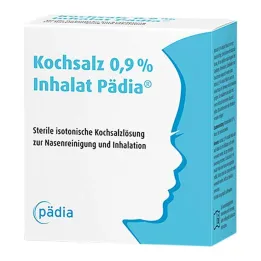 Bordsalt 0,9 % inhalerende pediatriske ampuller, 60x2,5 ml