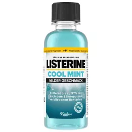 Listerine Munnvann kjølig mynte mild, 95 ml