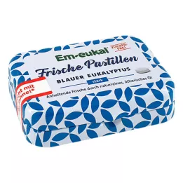 EM-EUKAL Friske pastiller blå eukalyptusfri, 20 g
