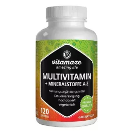 MULTIVITAMIN KAPSELN høy dose, 120 stk