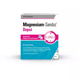 Magnesium Sandoz Depot film tabletter, 60 stk