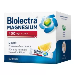 BIOLECTRA Magnesium 400 mg ultra Direct Sitron, 60 stk