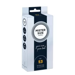 MISTER Kondomer i størrelse 53, 10 stk