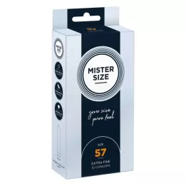 MISTER Kondomer i størrelse 57, 10 stk