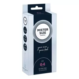 MISTER Kondomer i størrelse 64, 10 stk