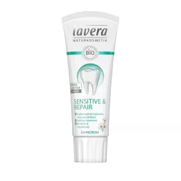 Lavera Tannkremsensitiv og reparasjon med fluor, 75 ml
