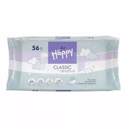 BELLA Happy Baby våtservietter sensitive w.Klickv., 56 stk