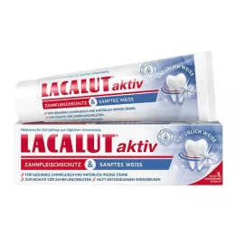 LACALUT aktiv tannkjøttbeskyttelse & skånsom hvit tannkrem, 75 ml
