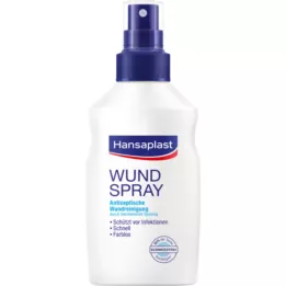 Hansaplast Sårspray for antiseptisk sårrengjøring, 100 ml