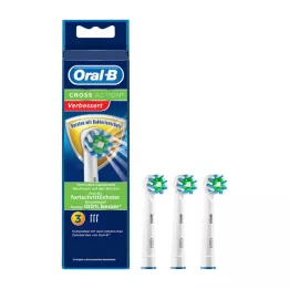 Oral-B Vedlegg Børster Crossaksjon bakteriell beskyttelse, 3 stk