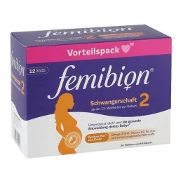 FEMIBION 2 Graviditetskombinasjonspakke, 2X84 stk