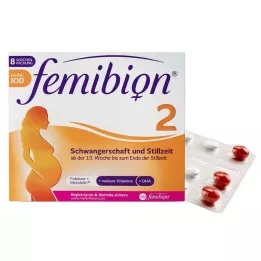 FEMIBION 2 Graviditet+amming uten jod Kpg., 2X60 St
