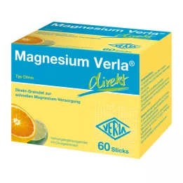 MAGNESIUM VERLA direkte granulat sitrus, 60 stk