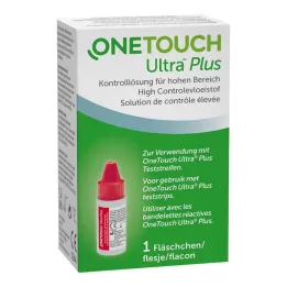 One Touch Ultra Plus kontrollløsning høy, 3,8 ml