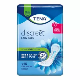 TENA LADY Diskrete innsatser ekstra pluss, 16 stk