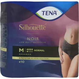 TENA SILHOUETTE Normal M noir, 10 stk