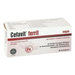 Cefavit ferritt harde kapsler, 60 stk