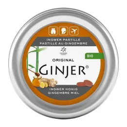 Ingefær Ginjer-pastiller økologisk honning, 40 g