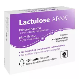 LACTULOSE AIWA Plum aroma 10 g/15 ml lsg.z.neinn, 10x15 ml