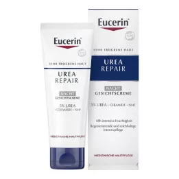 EUCERIN UreaRepair Ansiktskrem 5 % Natt, 50 ml