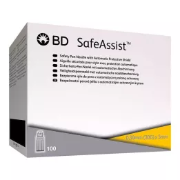 BD SAFEASSIST Sikkerhetspennåler 30 G 5 mm, 100 stk