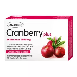 DR.BÖHM Tranebær pluss granulat, 10 stk