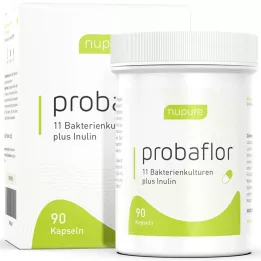 NUPURE probaflor probiotika for tarmrensingskapsler, 90 stk