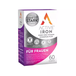 ACTIVE IRON Jern- og vitamin B-kompleks pluss, 60 stk