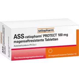 ASS-ratiopharm PROTECT 100 mg Gastric Saftr.abletten, 50 stk