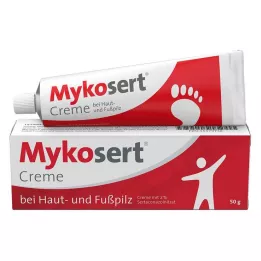 MYKOSERT Krem mot hud- og fotsopp, 50 g