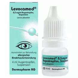 LEVOCAMED 0,5 mg/ml øyedråper suspensjon, 4 ml