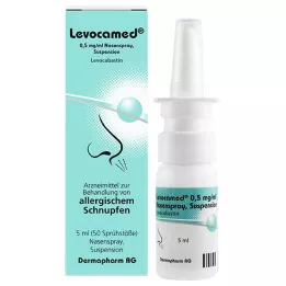 LEVOCAMED 0,5 mg/ml nesespraysuspensjon, 5 ml