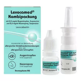 LEVOCAMED Kombi 0,5 mg/ml AT + 0,5 mg/ml nesespray, 1 stk
