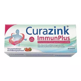 CURAZINK ImmunPlus pastiller, 50 stk