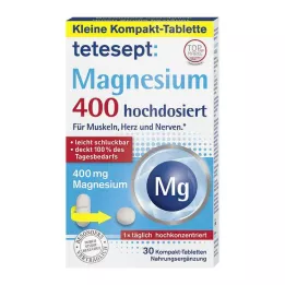 TETESEPT Magnesium 400 høydosetabletter, 30 stk
