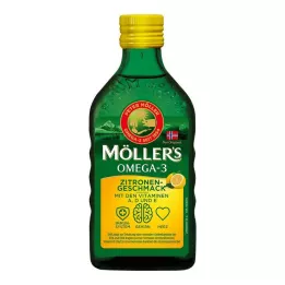 MÖLLERS Omega-3 sitronsmaksolje, 250 ml