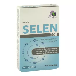 SELEN 200 µg tabletter, 120 stk