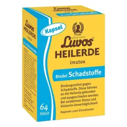 Luvos helbredende leire Imutox-kapsler (64 stykker)