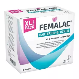 FEMALAC Bakterieblokkerpulver, 28 stk